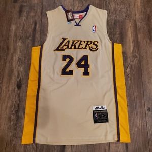 Los Angeles #24 Tan Color Throwback Stitched Mens Brand New